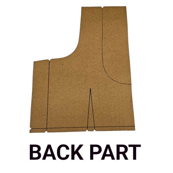 1 Dot Blouse Deep Neck Back Part 2