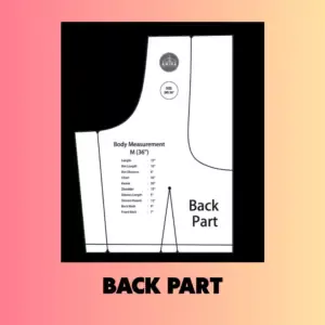 Single Katori Blouse | Deep Neck | Back Part