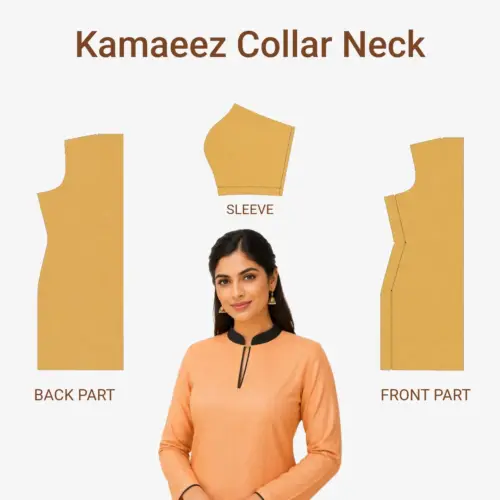 Kameez | Collar Neck | Chest Size 32 to 50