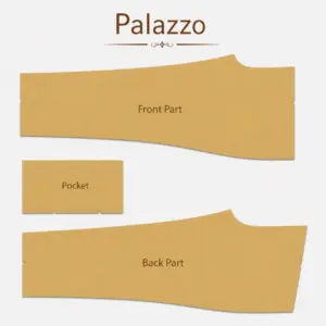 Premium Ladies Palazzo Paper Cutting | Size 24 To 32 (Set of 5)